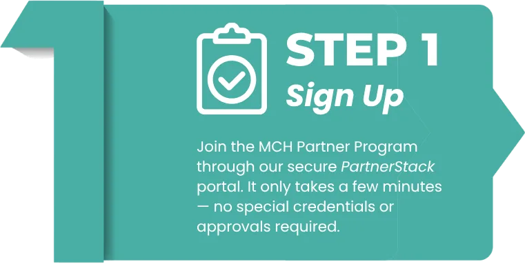 Step 1: Partner with MCH