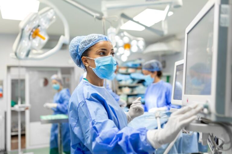 Hospital Physician at work